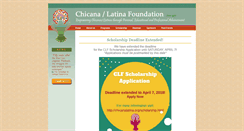 Desktop Screenshot of chicanalatina.org